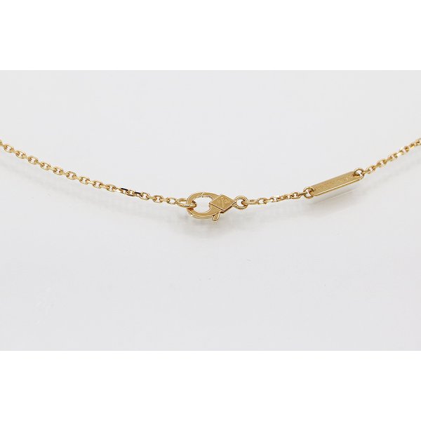 ヴァンクリーフ＆アーペル　750YG ヴィンテージ アルハンブラ ペンダントネックレス 5.10g　留め具