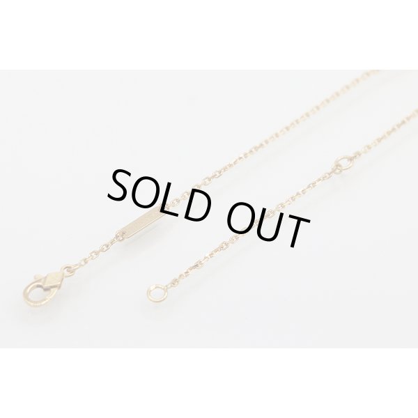 ヴァンクリーフ＆アーペル　750YG ヴィンテージ アルハンブラ ペンダントネックレス 5.10g　留め具外したイメージ(2)