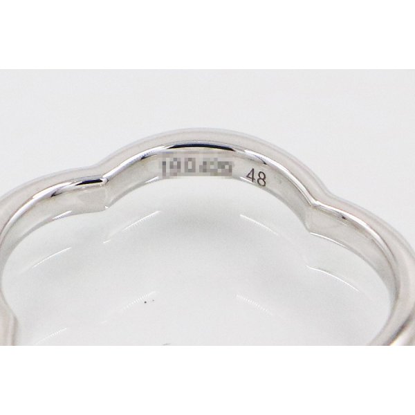 シャネル　750WG カメリア1P ダイアイリリング J3219 2.60g　刻印(2)