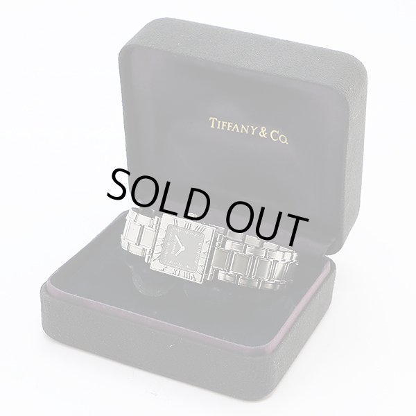 ティファニー　アトラス　スクエア　グレー文字盤　箱
