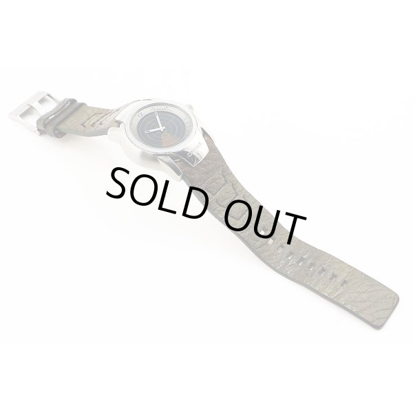 ディーゼル　ＤＺ４０２７　レーダー文字盤　革ベルト状態　表面