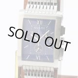 画像: グッチ　Ｇメトロ　クロノグラフ　８６００Ｍ　紺文字盤