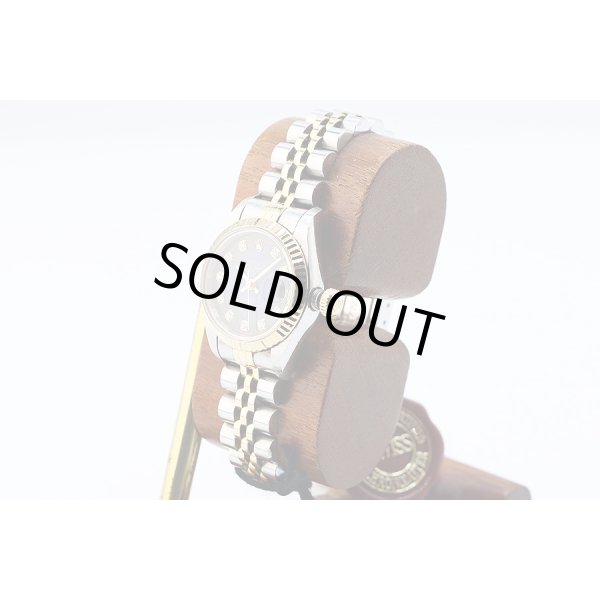 ロレックス　６９１７３Ｇ　青グラデーション文字盤　新１０Ｐ　Ｕ番　サイド