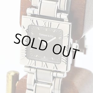 画像: ティファニー アトラス スクエア グレー文字盤