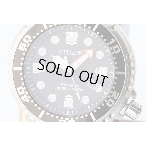 シチズン　プロマスター　ダイバー２００ｍ　ＢＮ０１５６－０５Ｅ　黒文字盤　表面拡大