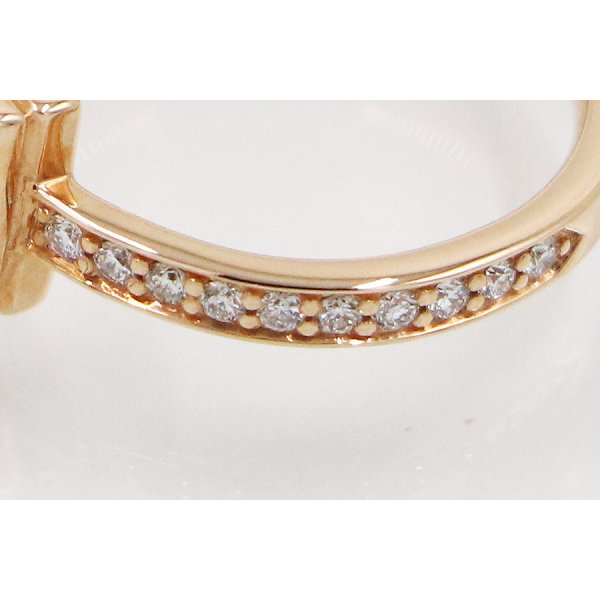 ティファニー　750PG Tワン ダイアイリリング 3.80g　拡大