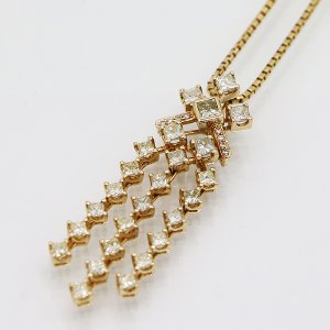 画像: 天空 K18 ダイアイリペンダントネックレス 2.91ct 0.06ct 14.00g