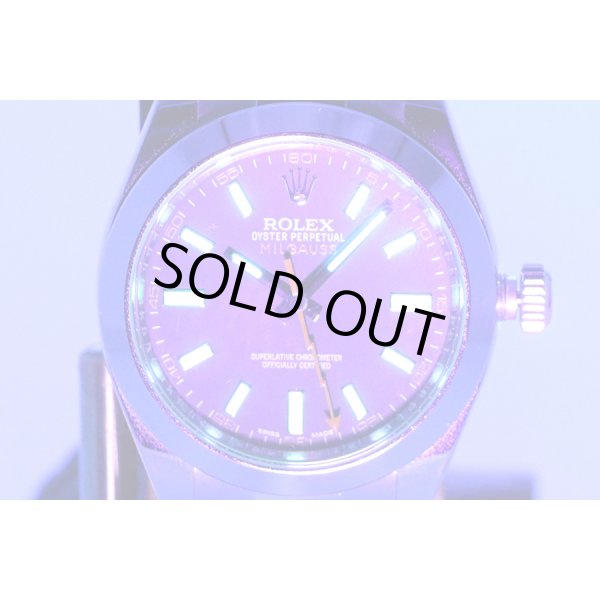 ロレックス　１１６４００ＧＶ　ミルガウス　黒文字盤　グリーンガラス　ライト