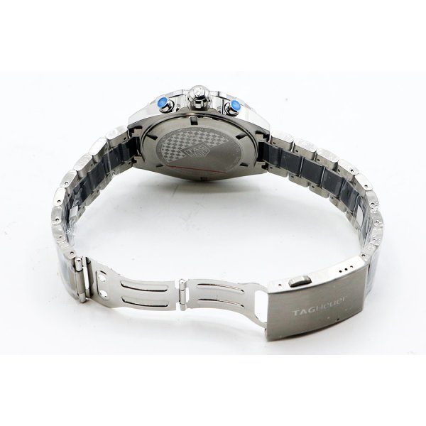 タグホイヤー　フォーミュラー１　クロノグラフ　ＣＡＺ１０１１　黒文字盤　ブレス