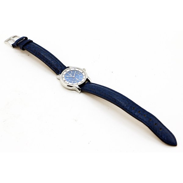 ブルガリ　ソロテンポ　ＳＴ２９Ｓ　青文字盤　革ベルト状態　表面
