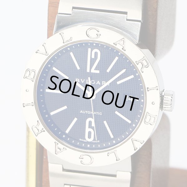 ブルガリ　ブルガリブルガリ　ＢＢ３８ＳＳ　黒文字盤