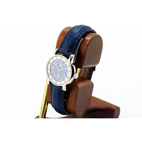 ブルガリ　ソロテンポ　ＳＴ２９Ｓ　青文字盤　サイド