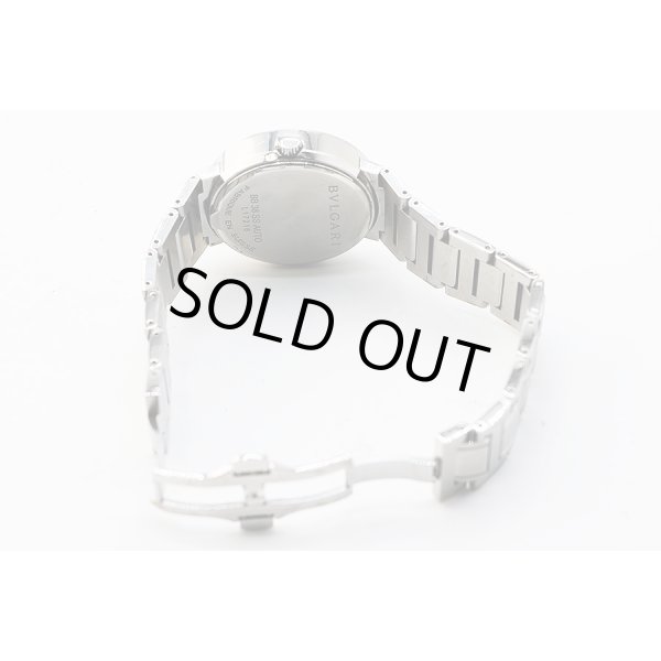 ブルガリ　ブルガリブルガリ　ＢＢ３８ＳＳ　黒文字盤　ブレス