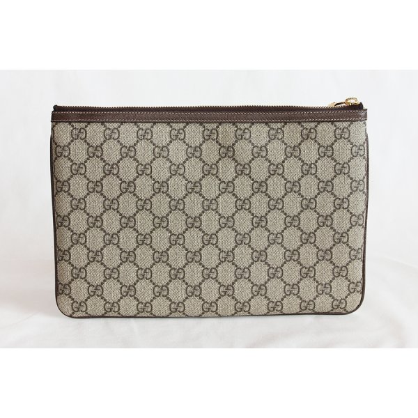 グッチ　オフィディア クラッチバック 517551 2184 ベージュ　裏面