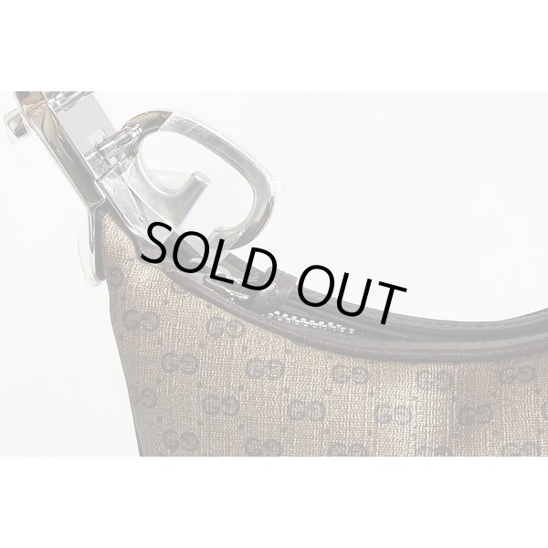 グッチ　アタッシェミニショルダーバック 718512 525040 ブラウン　表面拡大