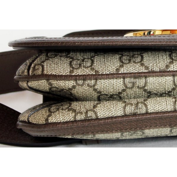 グッチ　ブロンディ ベルトバック 703807 525040 ベージュ／ブラウン　底拡大