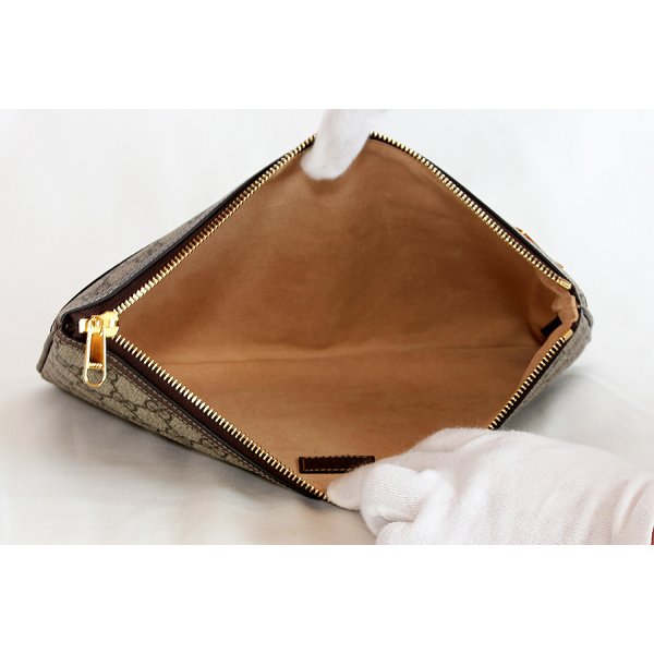 グッチ　オフィディア クラッチバック 517551 2184 ベージュ　中身