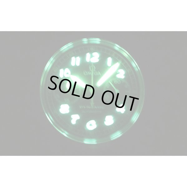 オメガ　ダイナミック　クロノグラフ　５２４０．５０　黒文字盤　ライト暗闇