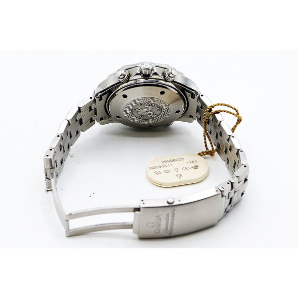 オメガ　シーマスタープロ　クロノグラフ　２５９９．８０　紺文字盤　ブレス