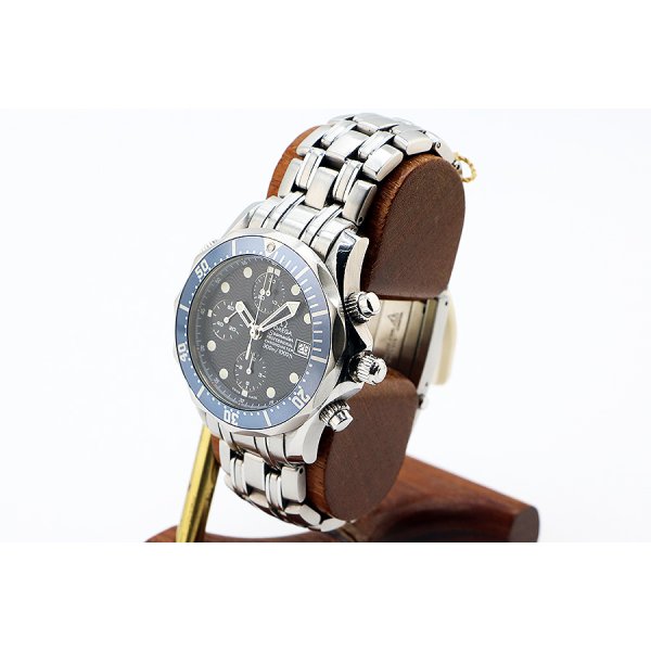 オメガ　シーマスタープロ　クロノグラフ　２５９９．８０　紺文字盤　サイド