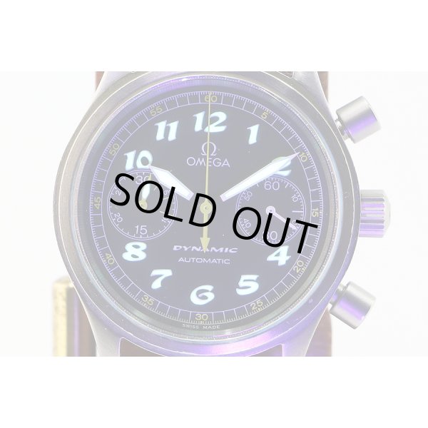 オメガ　ダイナミック　クロノグラフ　５２４０．５０　黒文字盤　ライト