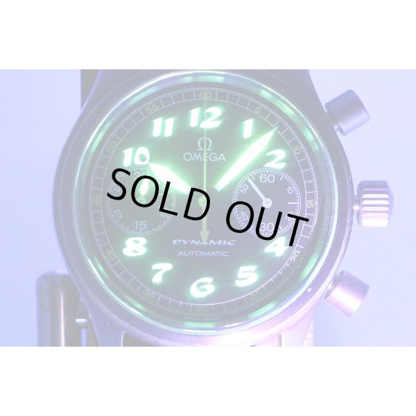 オメガ　ダイナミック　クロノグラフ　５２４０．５０　黒文字盤　ライト