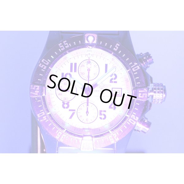 ブライトリング　アベンジャー　スカイランド　Ａ１３３８０　銀文字盤　ライト