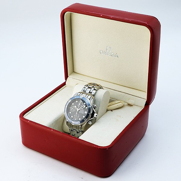 オメガ　シーマスタープロ　クロノグラフ　２５９９．８０　紺文字盤　箱