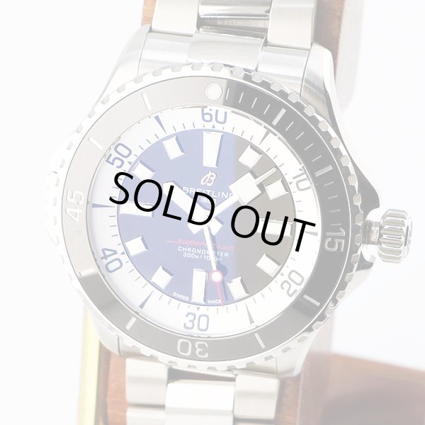 ブライトリング　スーパーオーシャン４６　Ａ１７３７８　黒／白文字盤