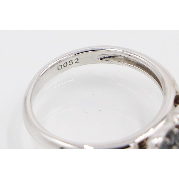 ポンテヴェキオ　K18WG ダイアイリリング 0.52ct 4.00g　刻印(2)