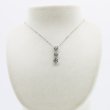 PT900/850 ダイアイリペンダントネックレス 0.077ct 1.46ct 6.20g　装着イメージ