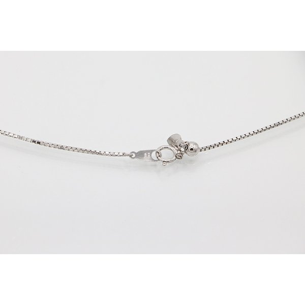 K18WG アレキサンドライトガーネットダイアイリペンダントネックレス 0.94ct 1.60ct 0.38ct 14.20g　留め具