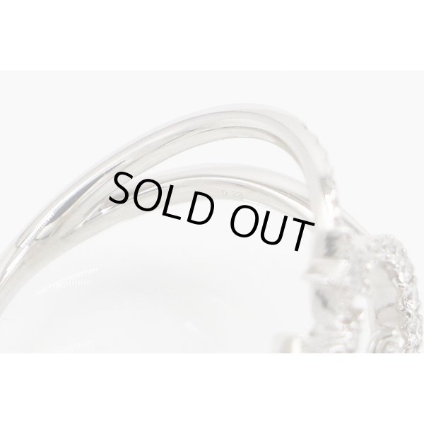 スタージュエリー　PT950 ダイアイリリング 0.23ct 5.10g　刻印(2)