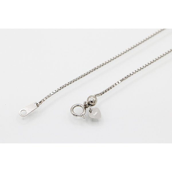 PT900/850 ダイアイリペンダントネックレス 1.50ct 13.20g　留め具外したイメージ