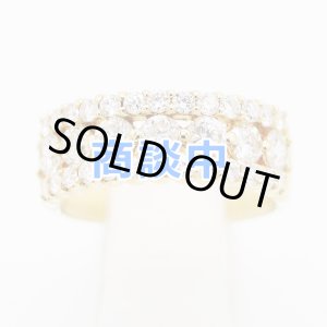 画像: K18 ダイアイリリング 1.80ct 8.50g