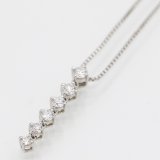 画像: タサキ　PT900/850 ダイアイリペンダントネックレス 0.55ct 5.30g