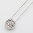 タサキ　K18WG ダイアイリペンダントネックレス 0.24ct 3.80g
