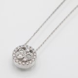 画像: タサキ　K18WG ダイアイリペンダントネックレス 0.24ct 3.80g