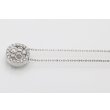 タサキ　K18WG ダイアイリペンダントネックレス 0.24ct 3.80g　サイド
