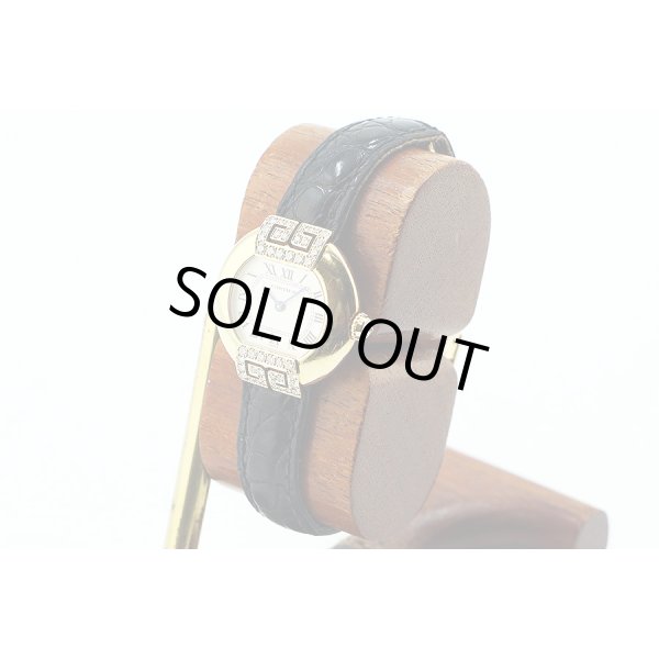 カルティエ　エリプス　アールデコウォッチ　１４８０　銀文字盤　サイド