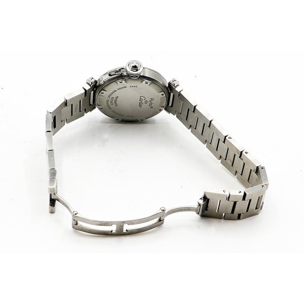 カルティエ　パシャＣ　ビックデイト　Ｗ３１０４４Ｍ７　白文字盤　ブレス