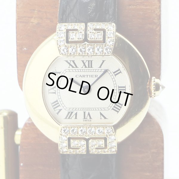 カルティエ　エリプス　アールデコウォッチ　１４８０　銀文字盤