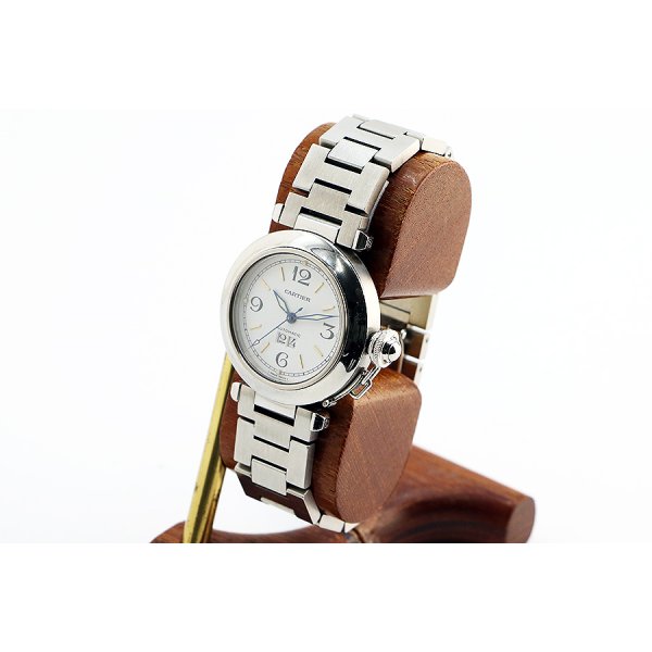 カルティエ　パシャＣ　ビックデイト　Ｗ３１０４４Ｍ７　白文字盤　サイド