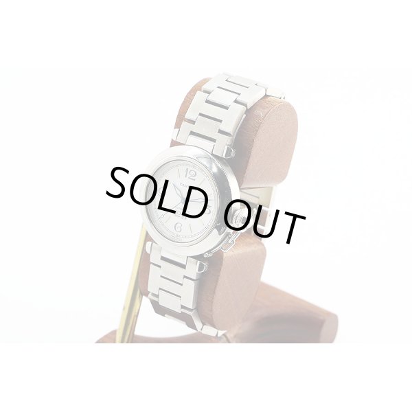 カルティエ　パシャＣ　ビックデイト　Ｗ３１０４４Ｍ７　白文字盤　サイド