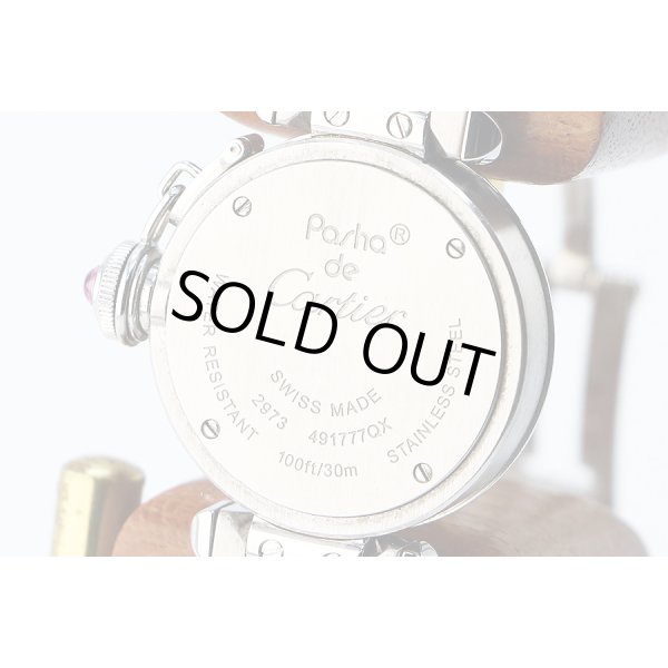 カルティエ　ミスパシャ　２９７３　ピンク文字盤　裏面拡大