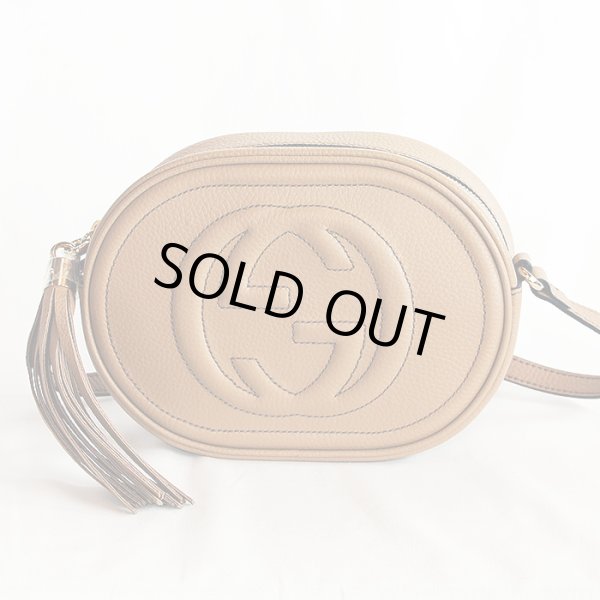 グッチ　ソーホー インターロッキングG タッセルショルダーバック 747779 213317 ベージュ