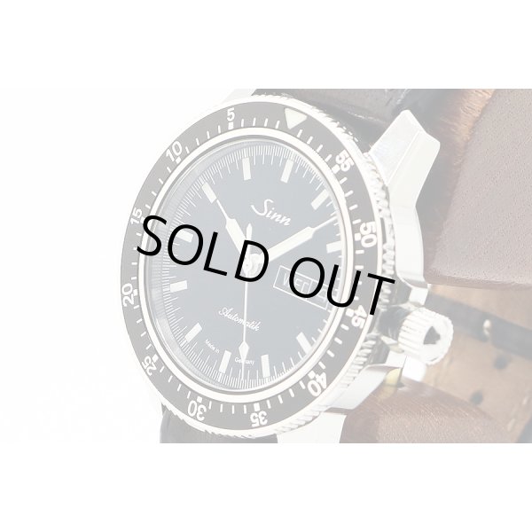 ジン　パイロットウォッチ　１０４　ＳＴ．ＳＡ　黒文字盤　サイド拡大