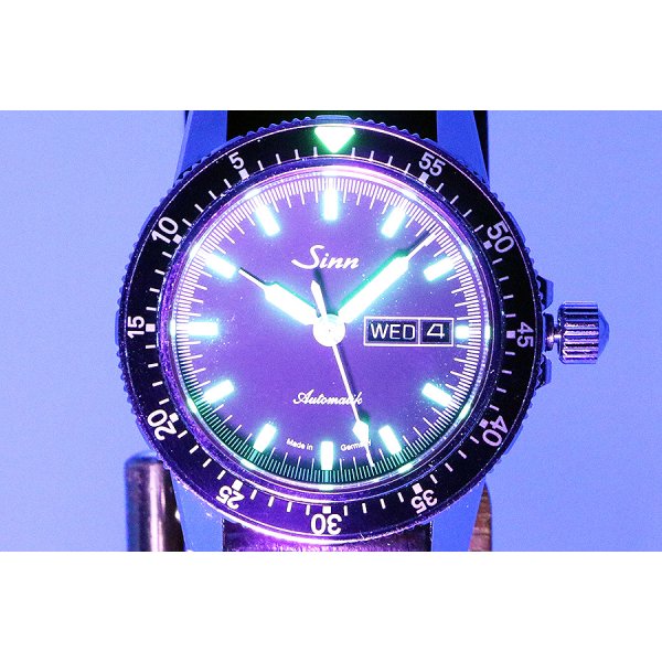 ジン　パイロットウォッチ　１０４　ＳＴ．ＳＡ　黒文字盤　ライト