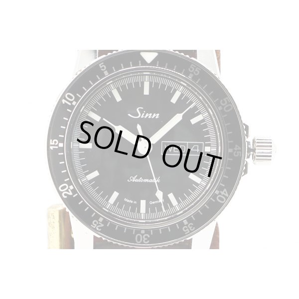 ジン　パイロットウォッチ　１０４　ＳＴ．ＳＡ　黒文字盤　表面拡大