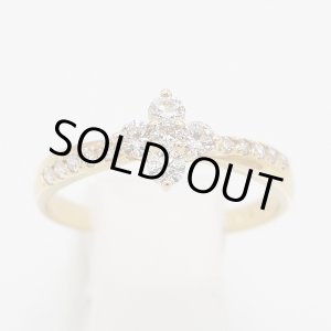 画像: K18 ダイアイリリング 0.50ct 2.10g